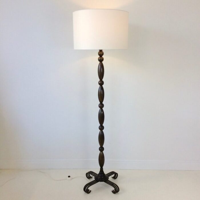 art deco french floor lamp 1940s 13