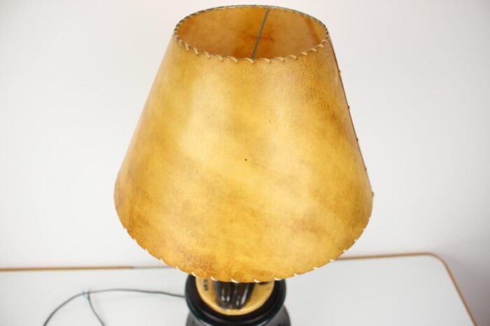 art deco lamp with loudspeaker from stilton czechoslovakia 1930s 11