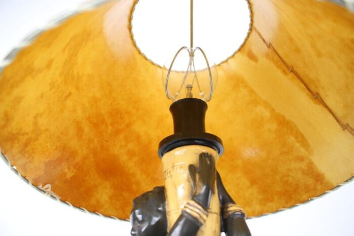 art deco lamp with loudspeaker from stilton czechoslovakia 1930s 5