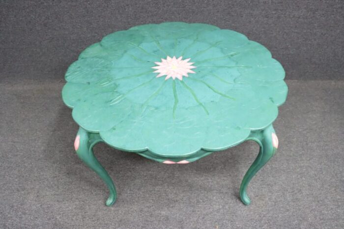 art nouveau water lily coffee table 3699