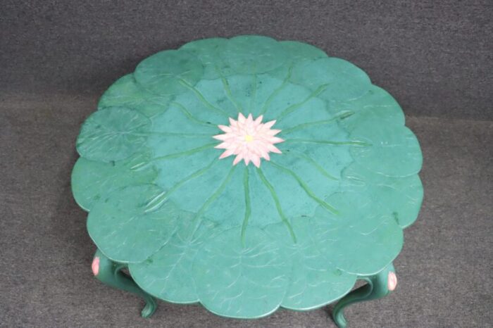 art nouveau water lily coffee table 4751