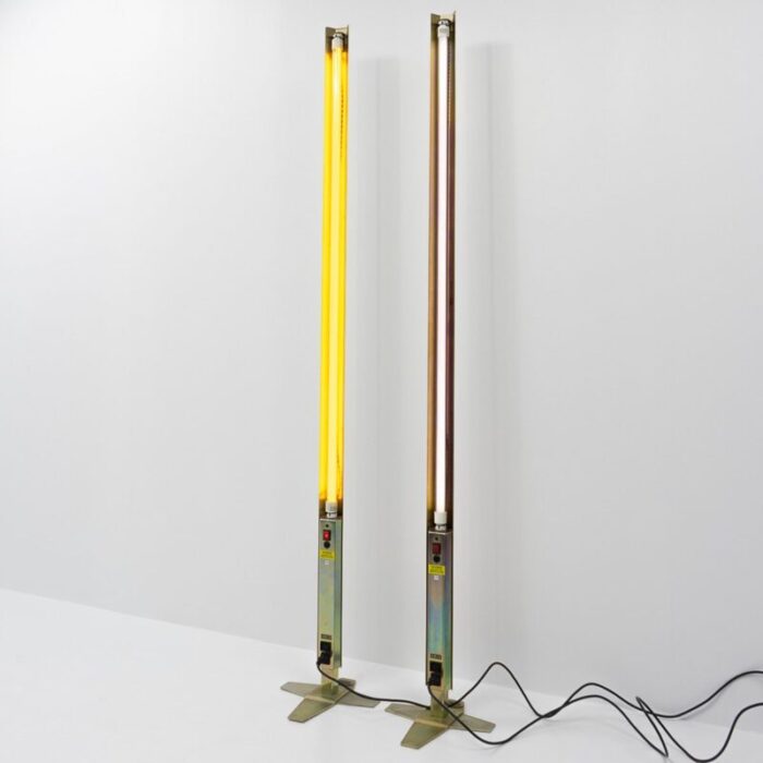 aura floor lamps by mark brazier jones 1990s set of 2 5