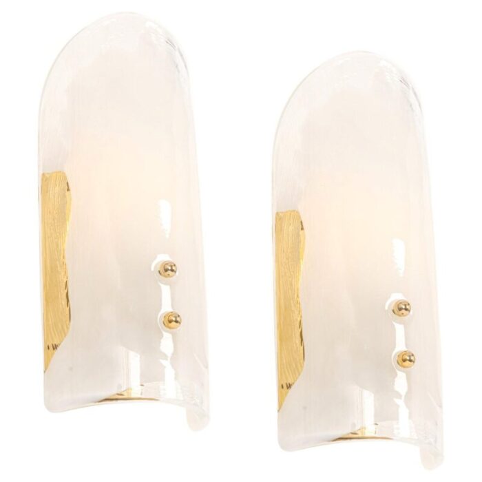 austrian sconces wall lights from kalmar 1960s set of 2 1