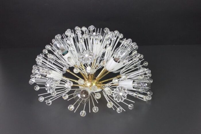 austrian starburst brass chandelier by emil stejnar for rupert nikoll 1960s 2 1