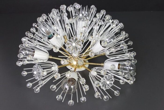 austrian starburst brass chandelier by emil stejnar for rupert nikoll 1960s 4 1