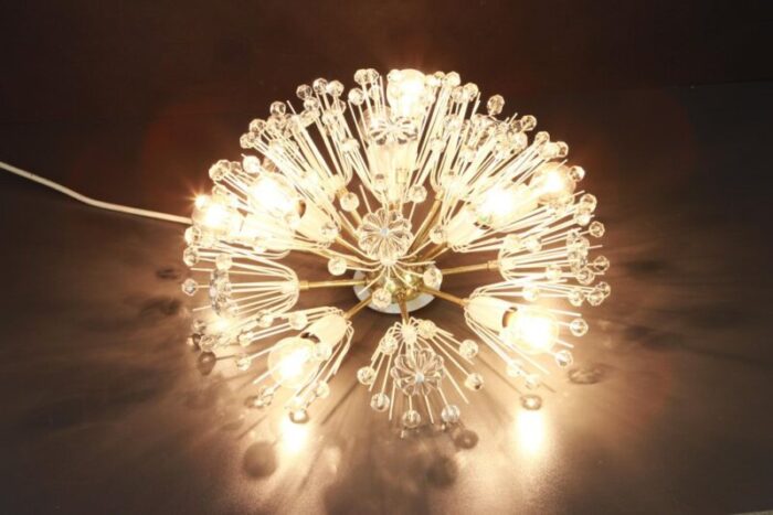 austrian starburst brass chandelier by emil stejnar for rupert nikoll 1960s 7 1