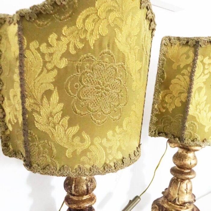 baroque table lamps 1900s set of 2 2