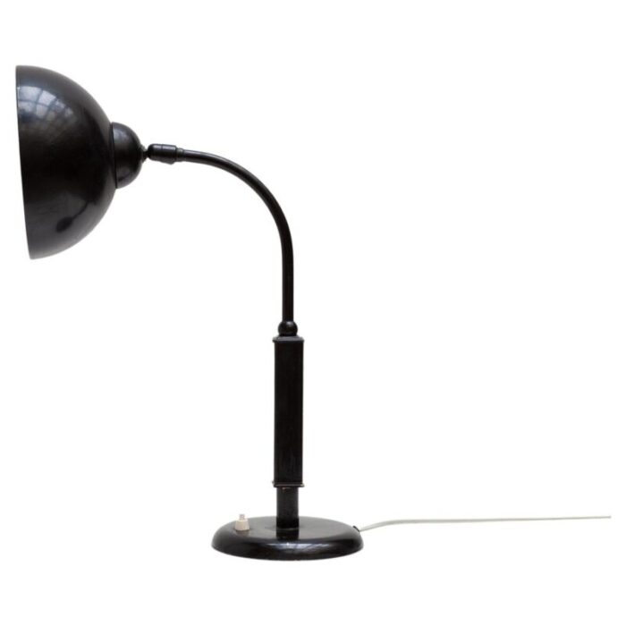 bauhaus black desk lamp by christian dell for kaiser 1933 3