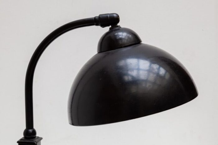 bauhaus black desk lamp by christian dell for kaiser 1933 7