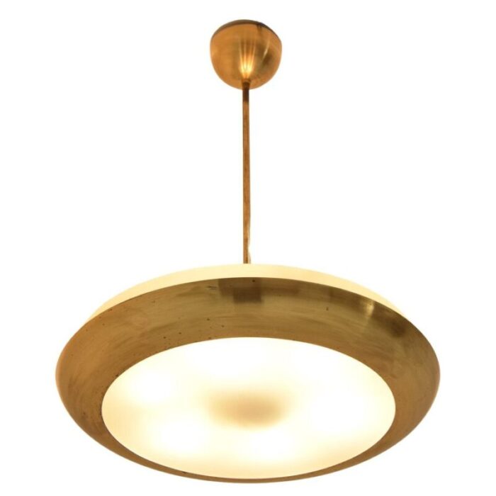 bauhaus ufo pendant by josef hurka for napako 1940s 1