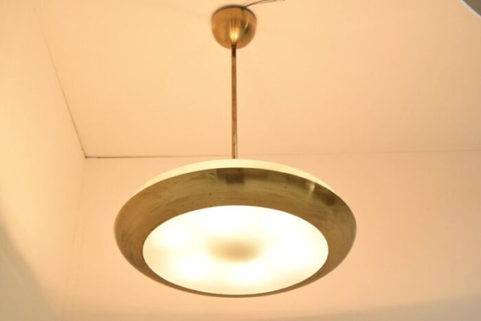 bauhaus ufo pendant by josef hurka for napako 1940s 2