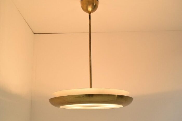 bauhaus ufo pendant by josef hurka for napako 1940s 4