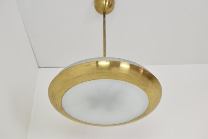 bauhaus ufo pendant by josef hurka for napako 1940s 8