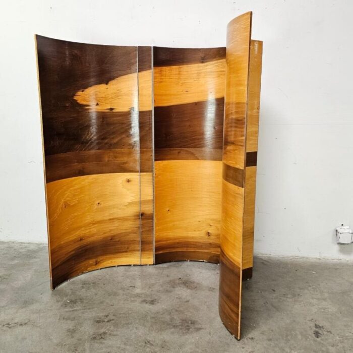 bent plywood room divider by susan woods 7083