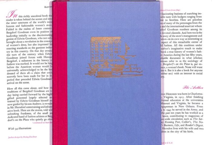 bergdorfs on the plaza the story of bergdorf goodman and a half century of american fashion 1956 herndon booton 4439