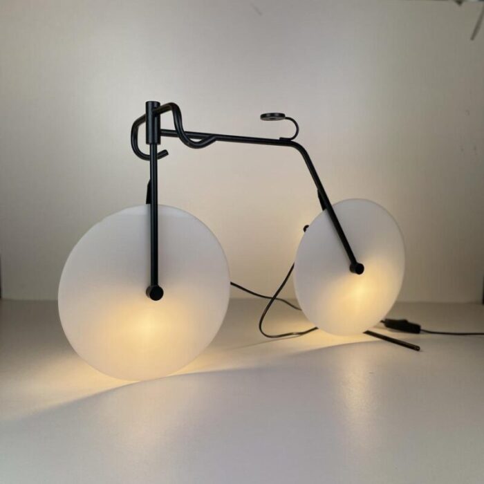 bicycle table lamp by bag turgi 1980 0585