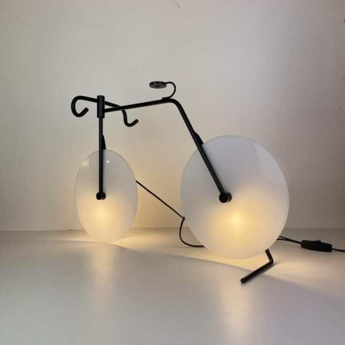 bicycle table lamp by bag turgi 1980 8900