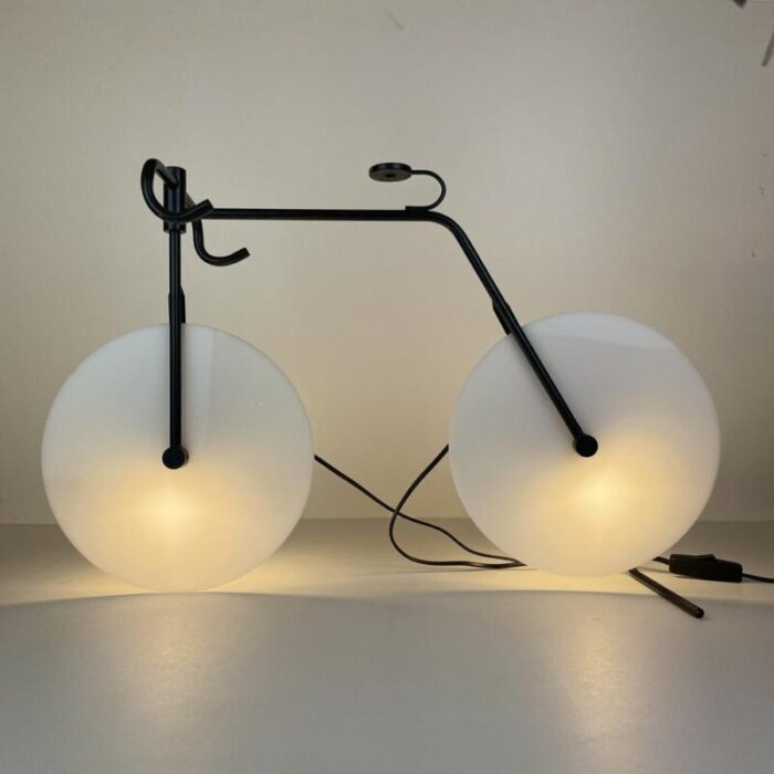 bicycle table lamp by bag turgi 1980 9279