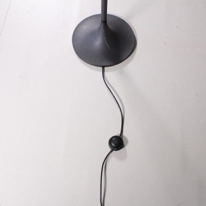 black and white floor lamp by elio martinelli for martinelli luce 6208 scaled