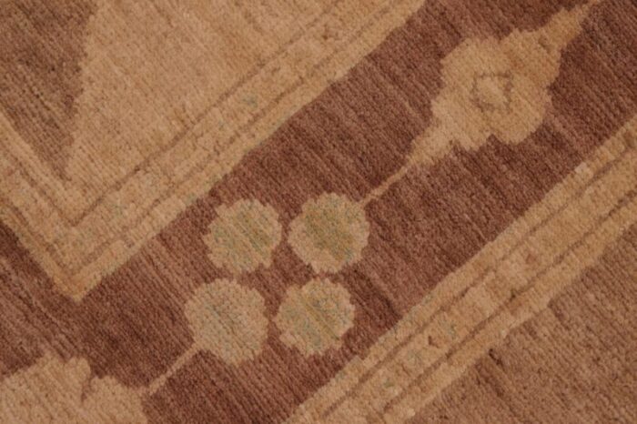 boho chic ziegler beige brown hand knotted wool rug 710 x 99 5425