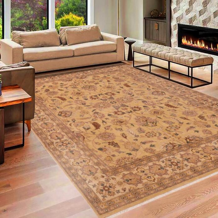 boho chic ziegler tan beige hand knotted wool rug 710 x 96 2224