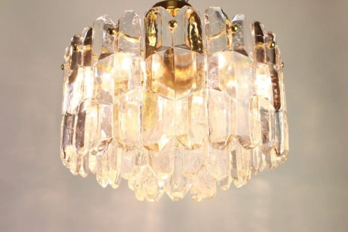 brass and murano glass light fixture palazzo from kalmar austria 1970s 7