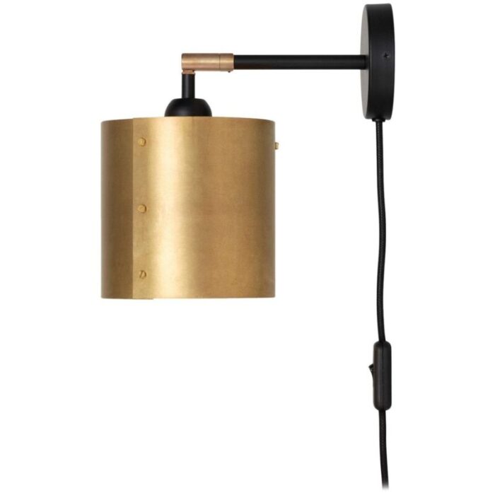 brass svep wall lamp from konsthantverk 1