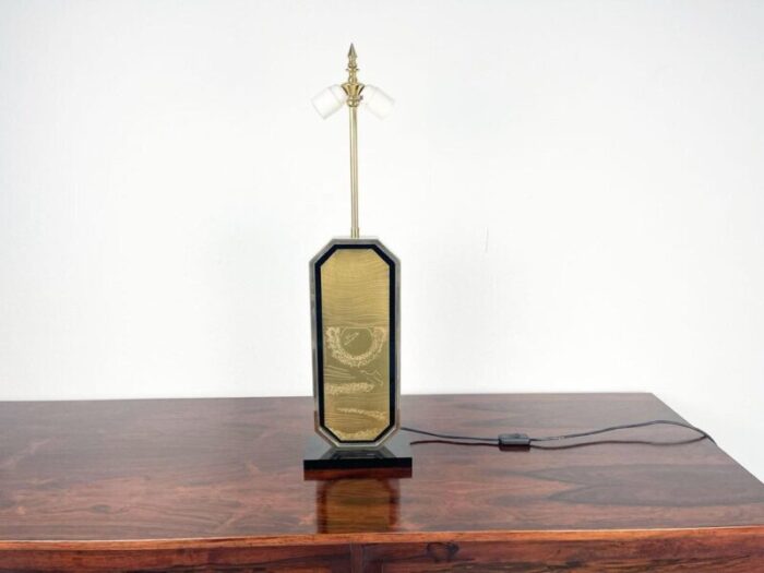 brass table lamp by george mathias 2