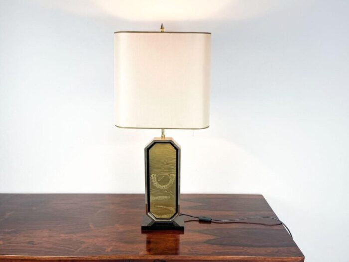 brass table lamp by george mathias 4