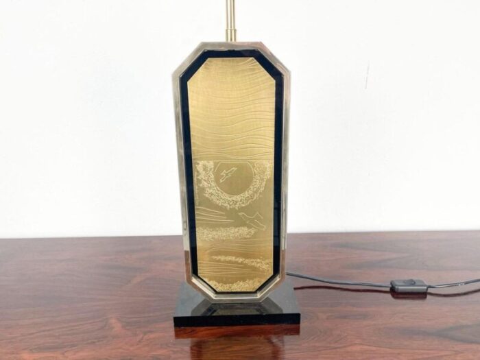 brass table lamp by george mathias 9