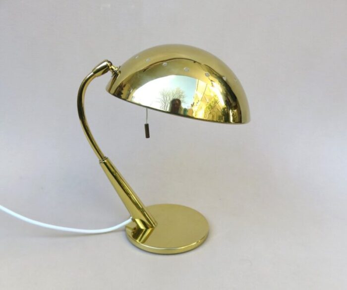 brass table lamps from hillebrand lighting 1960s set of 2 11