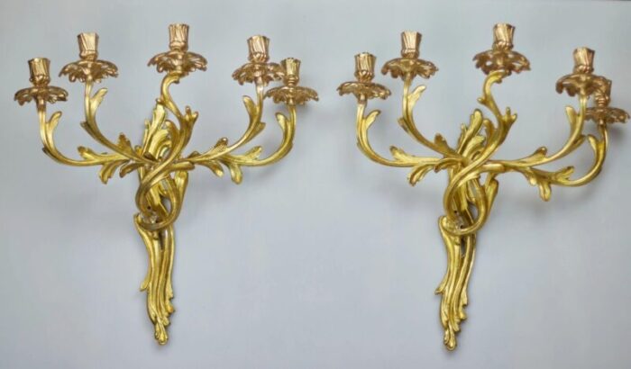 bronze sconces set of 2 2