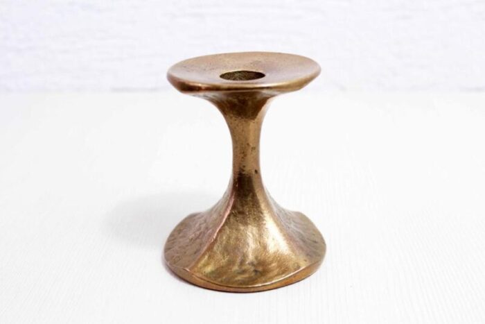 brutalist candleholder attributed to harjes 8021