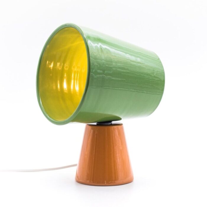 buckety lamp in green orange by marco rocco 2018 1