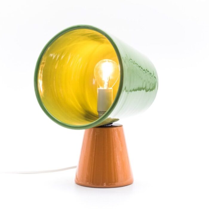 buckety lamp in green orange by marco rocco 2018 2