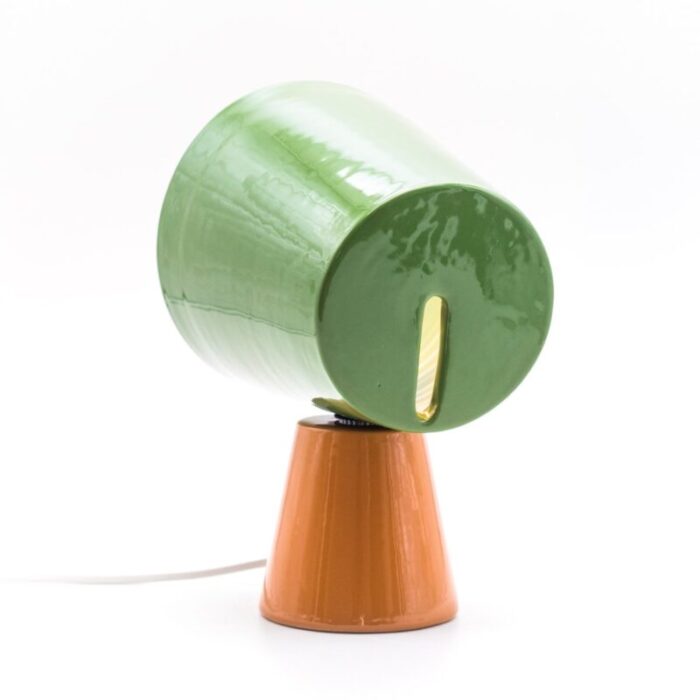 buckety lamp in green orange by marco rocco 2018 4