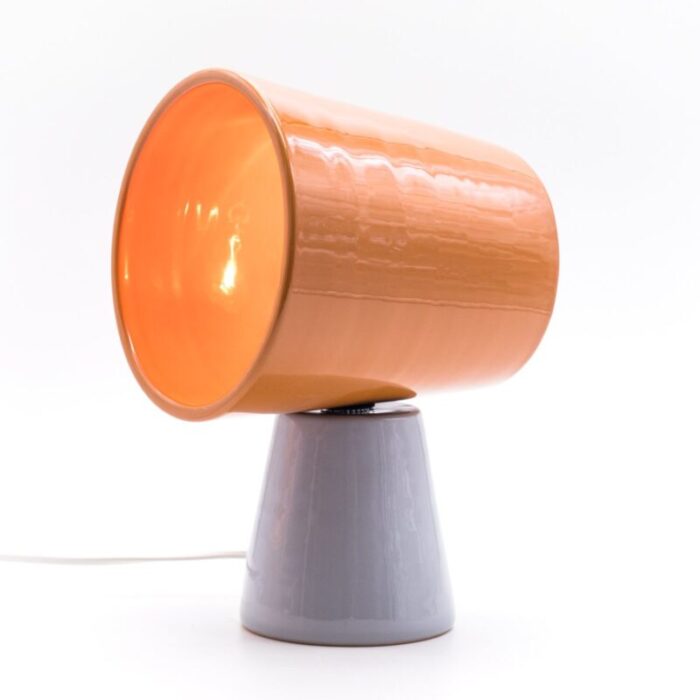 buckety lamp in orange gray by marco rocco 2018 1