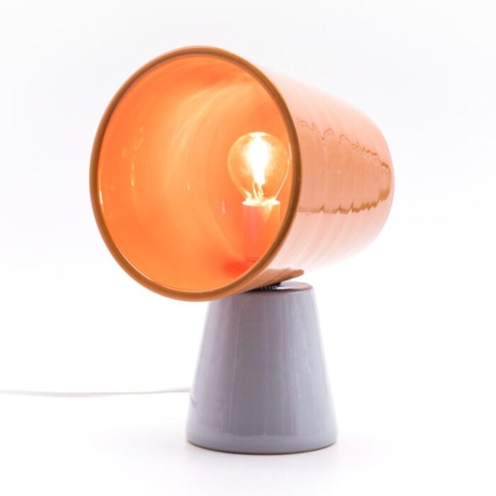 buckety lamp in orange gray by marco rocco 2018 2