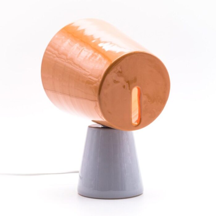 buckety lamp in orange gray by marco rocco 2018 4