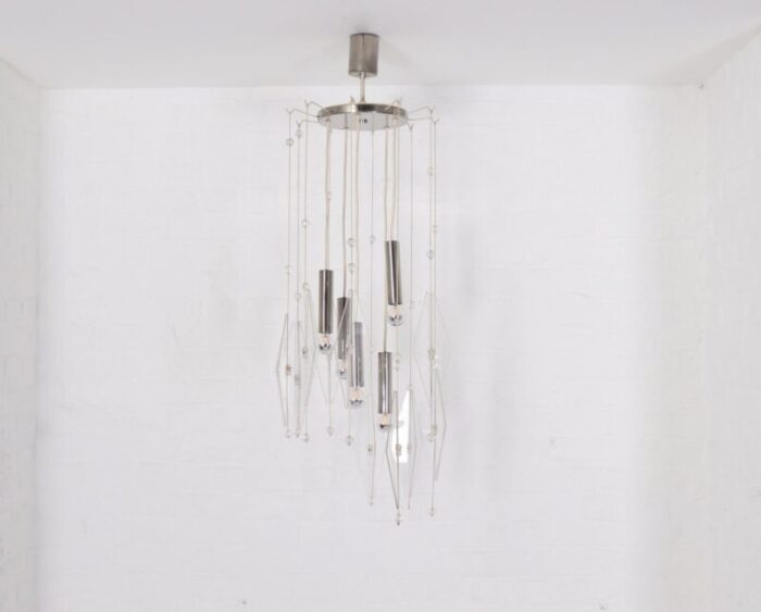 cascade ceiling lamp in the style of emil stejnar 4