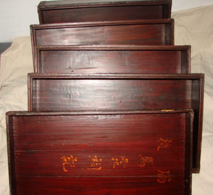 chinese antique dowry wedding chest circa 1900 9233