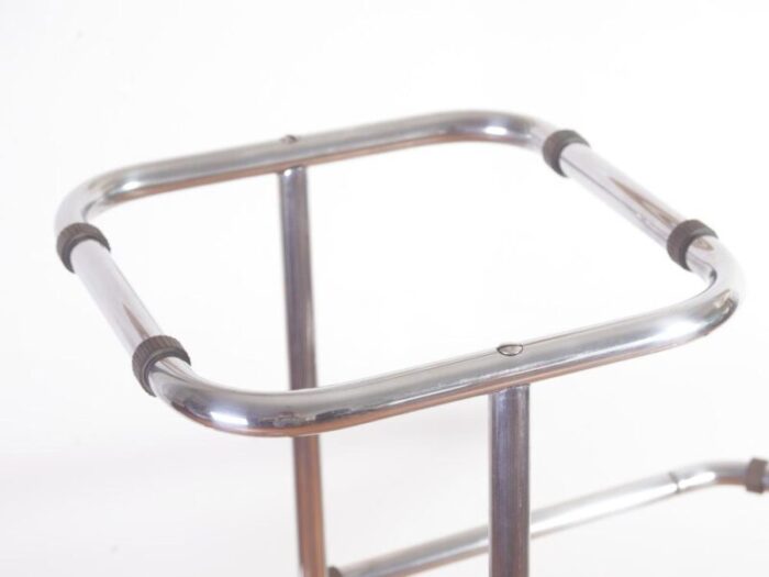 chrome tubular flower etagere 1940s 5772