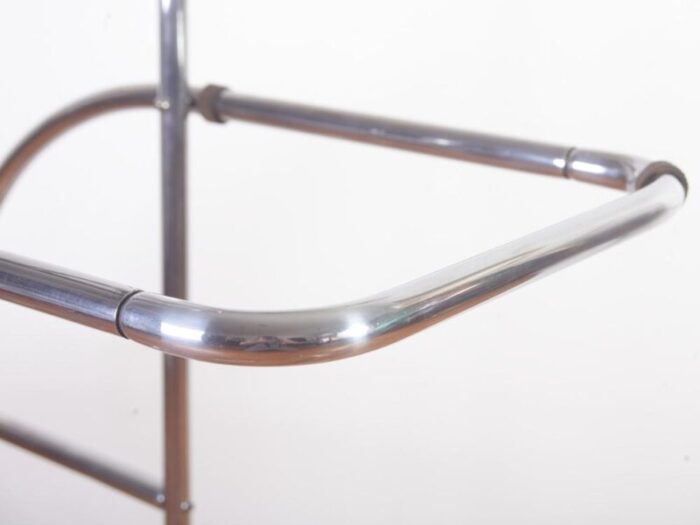 chrome tubular flower etagere 1940s 5796