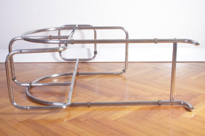 chrome tubular flower etagere 1940s 8314