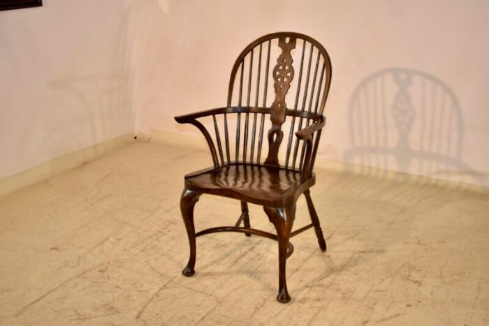 circa 1900 english double bow windsor chair 0946