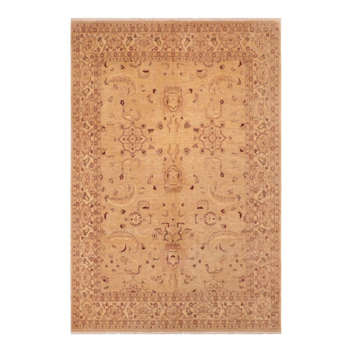 classic ziegler tan beige hand knotted wool rug 80 x 100 1535