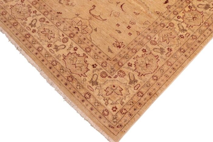 classic ziegler tan beige hand knotted wool rug 80 x 100 2441