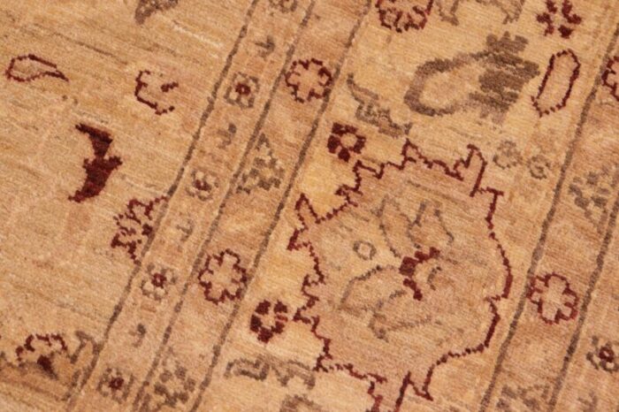 classic ziegler tan beige hand knotted wool rug 80 x 100 5242