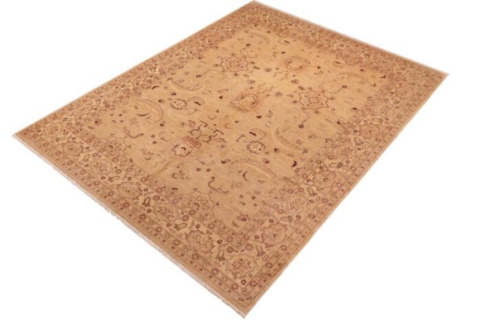 classic ziegler tan beige hand knotted wool rug 80 x 100 7970