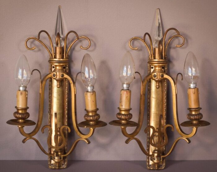 classical wall lamps set of 2 1